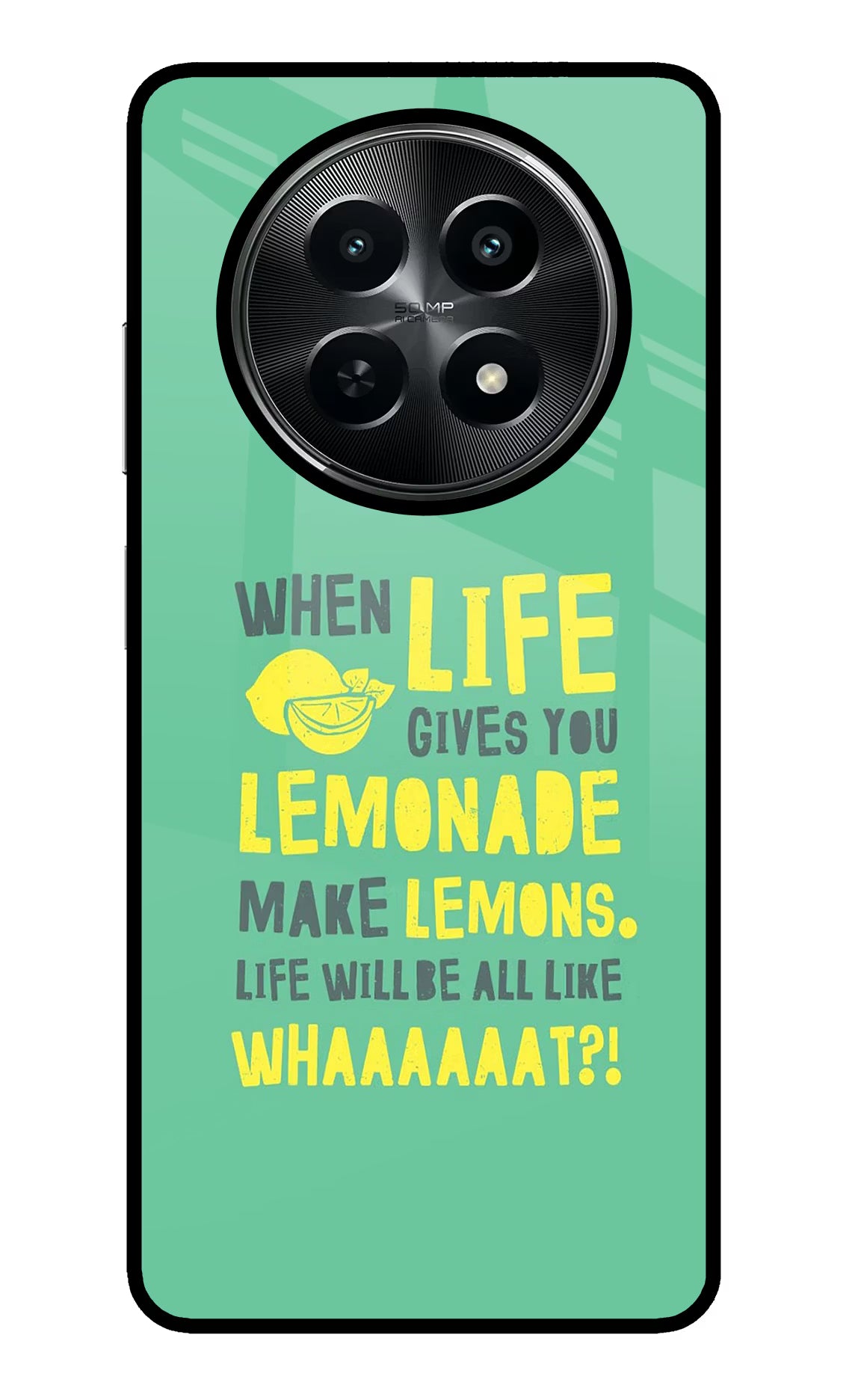 Quote Realme C65 5G Glass Case Back Cover by Casekaro