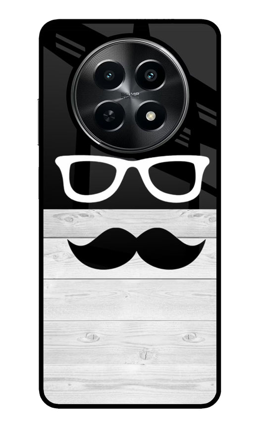 Mustache Realme C65 5G Glass Case