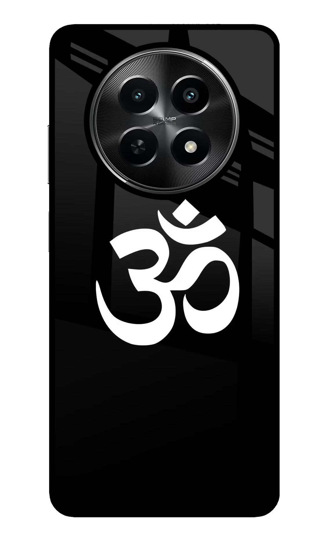 Om Realme C65 5G Glass Case Back Cover by Casekaro
