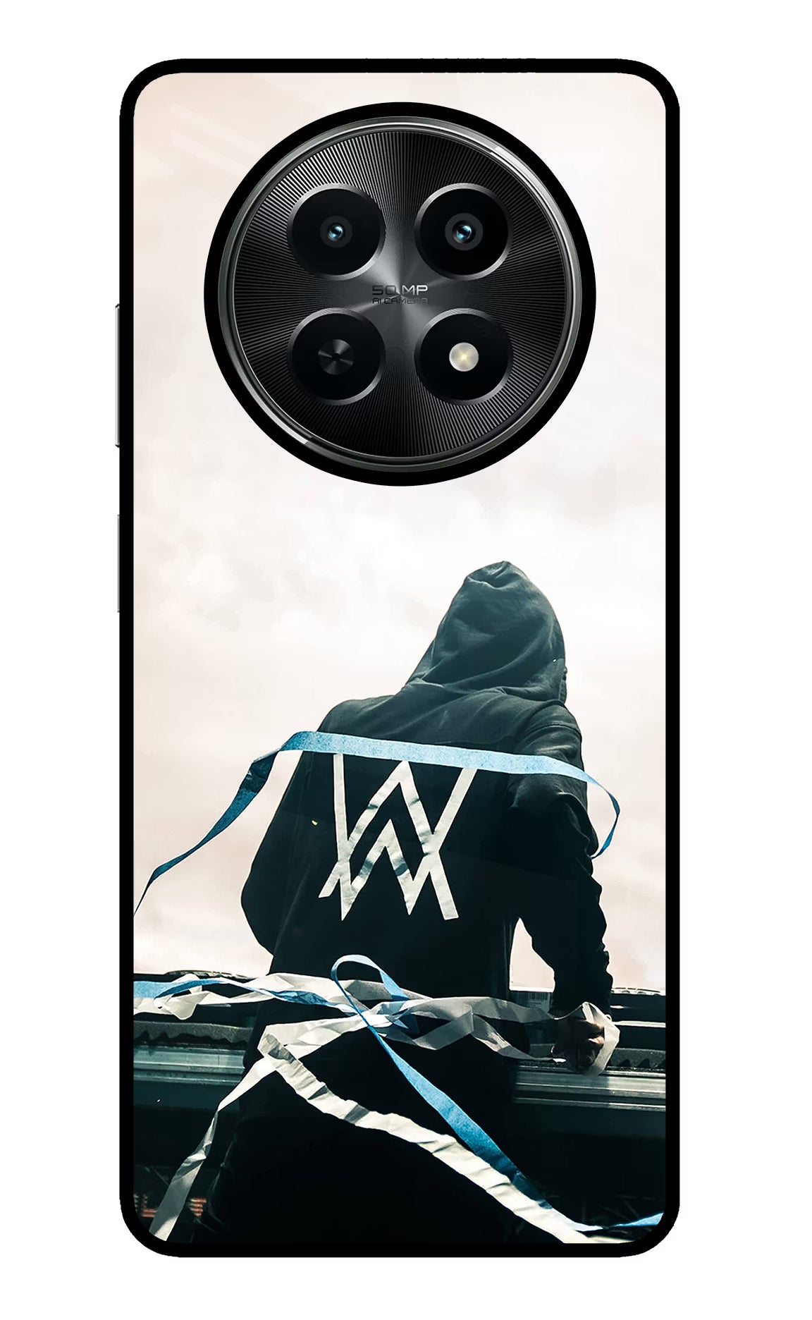 Alan Walker Realme C65 5G Glass Case Back Cover by Casekaro
