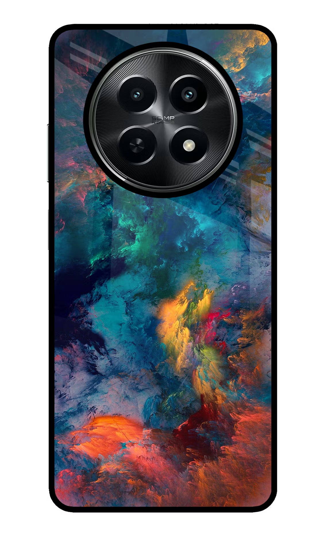 Artwork Paint Realme C65 5G Glass Case Back Cover by Casekaro
