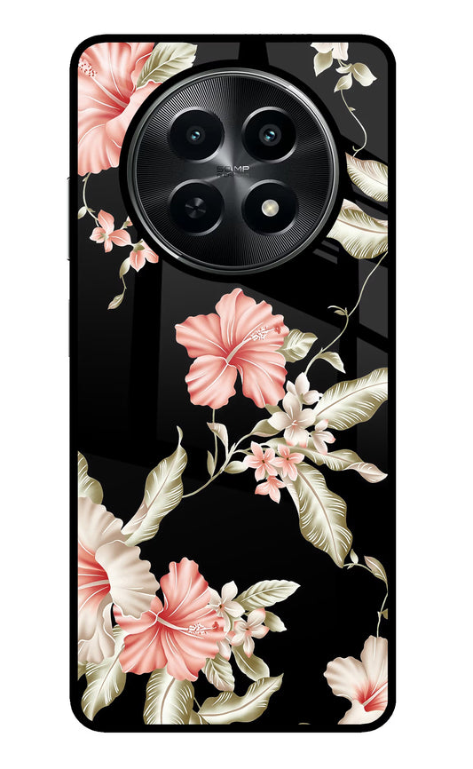 Flowers Realme C65 5G Glass Case
