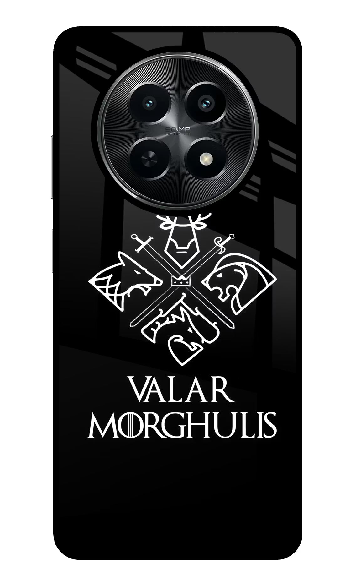 Valar Morghulis | Game Of Thrones Realme C65 5G Glass Case Back Cover by Casekaro
