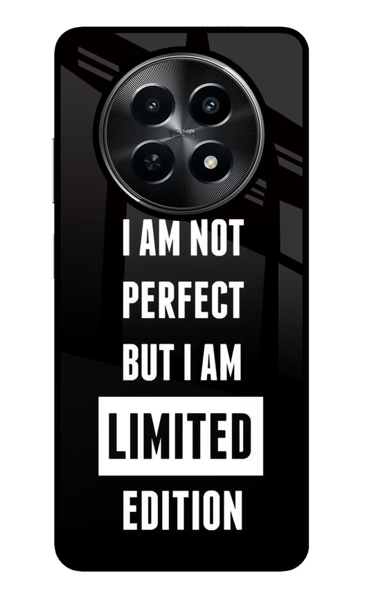 I Am Not Perfect But I Am Limited Edition Realme C65 5G Glass Case