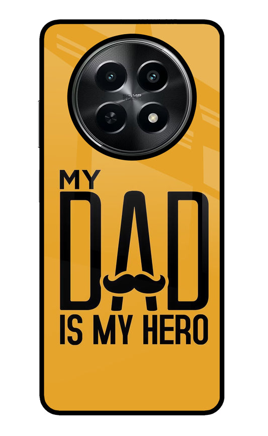 My Dad Is My Hero Realme C65 5G Glass Case