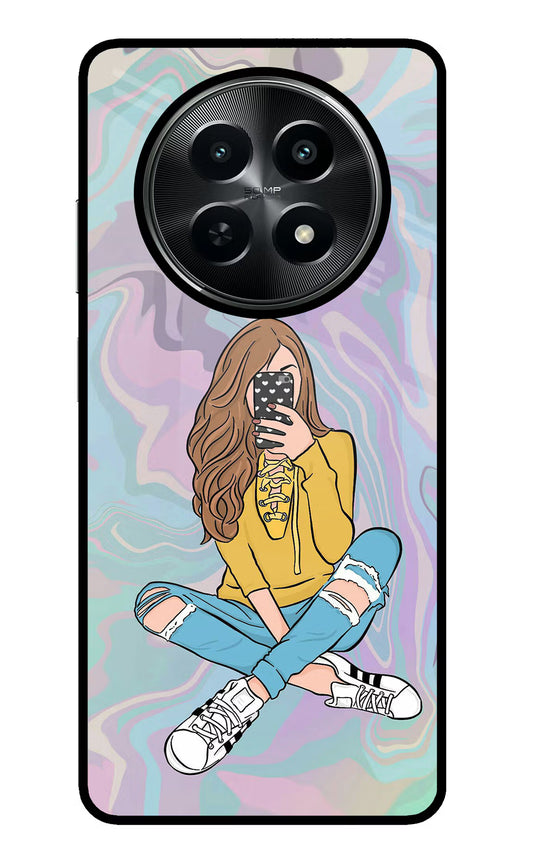 Selfie Girl Realme C65 5G Glass Case