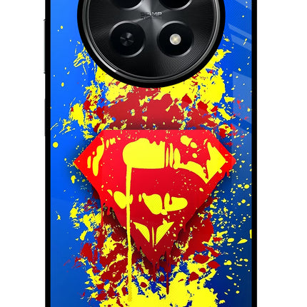 Superman logo Realme C65 5G Glass Case