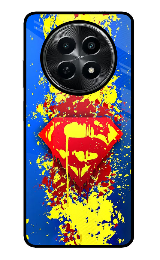 Superman logo Realme C65 5G Glass Case