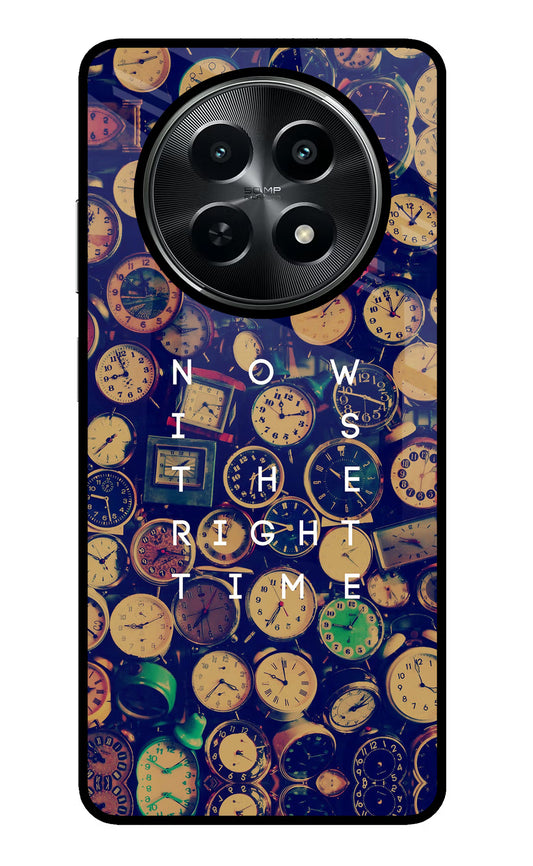 Now is the Right Time Quote Realme C65 5G Glass Case