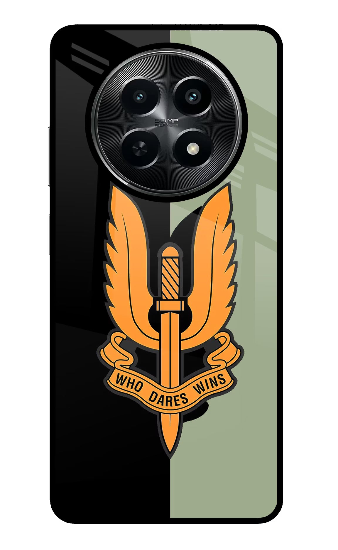 Balidan Logo Realme C65 5G Glass Case Back Cover by Casekaro