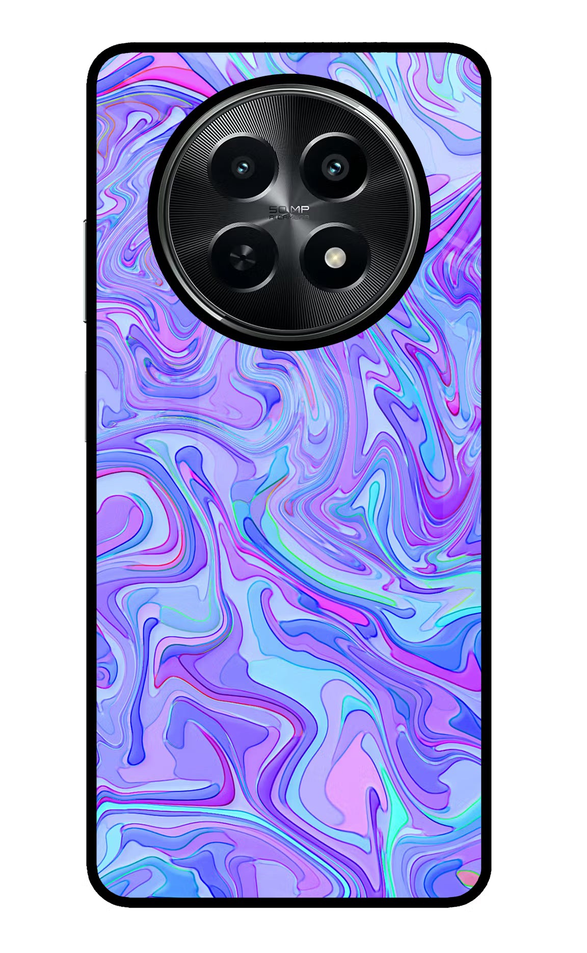 Glitter Realme C65 5G Glass Case Back Cover by Casekaro