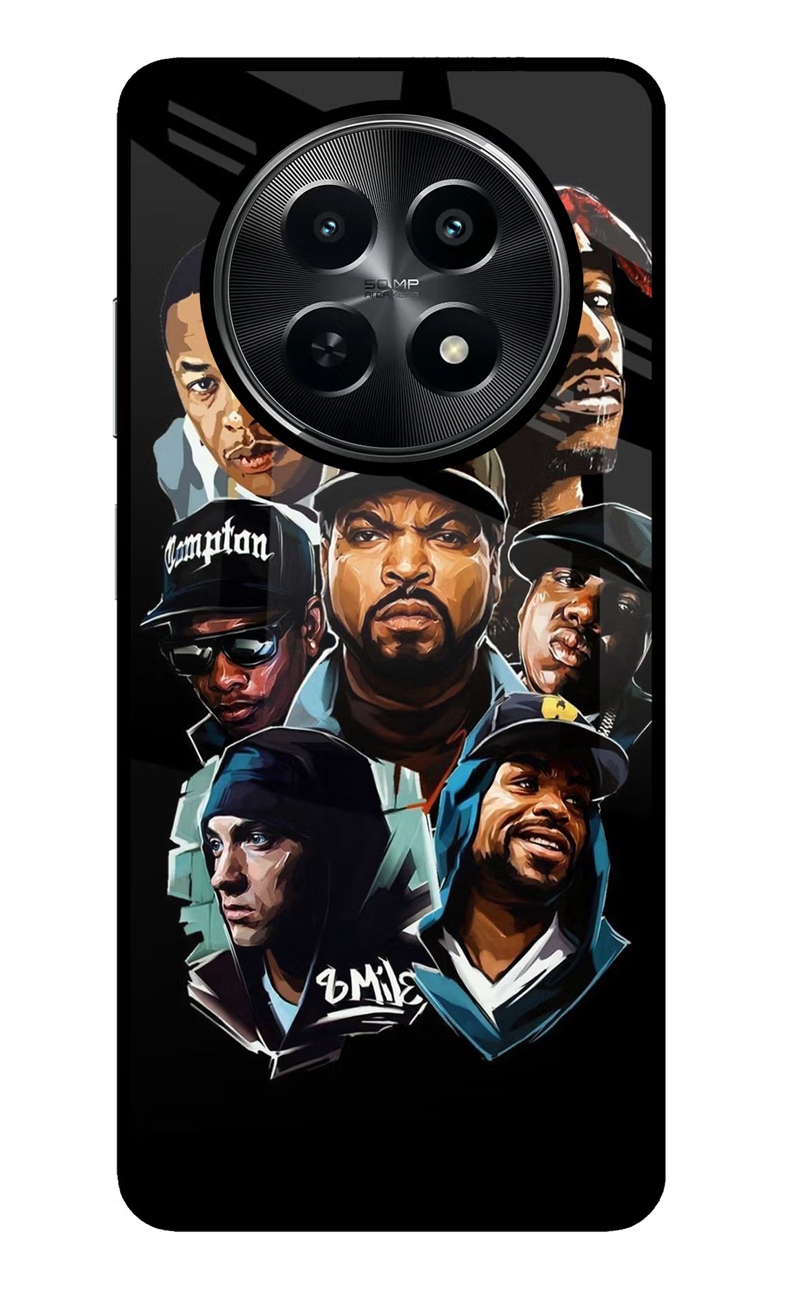 Rappers Realme C65 5G Glass Case Back Cover by Casekaro