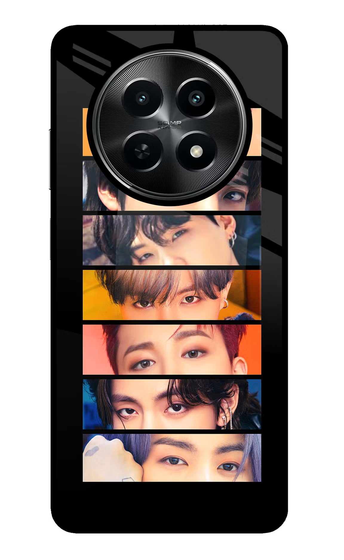 BTS Eyes Realme C65 5G Glass Case