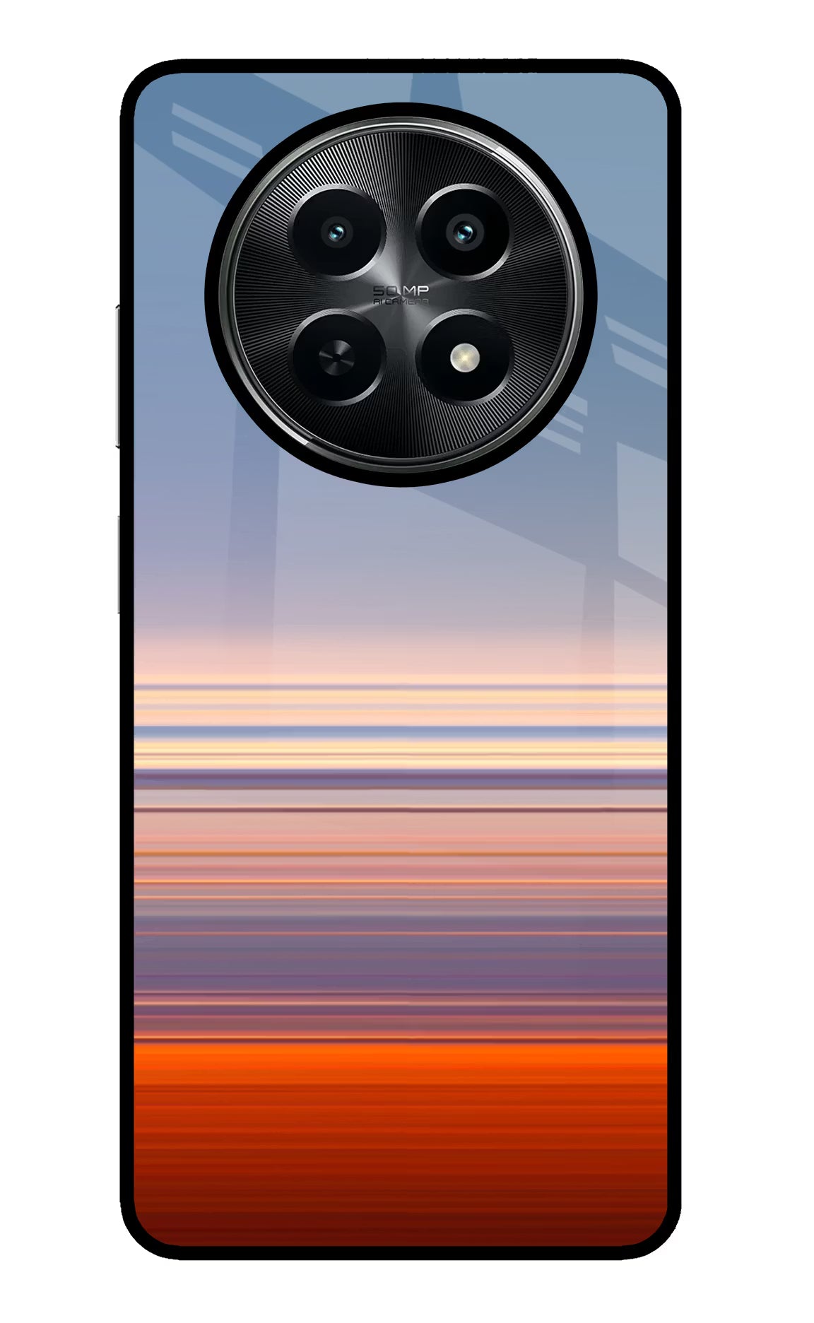 Morning Colors Realme C65 5G Glass Case Back Cover by Casekaro