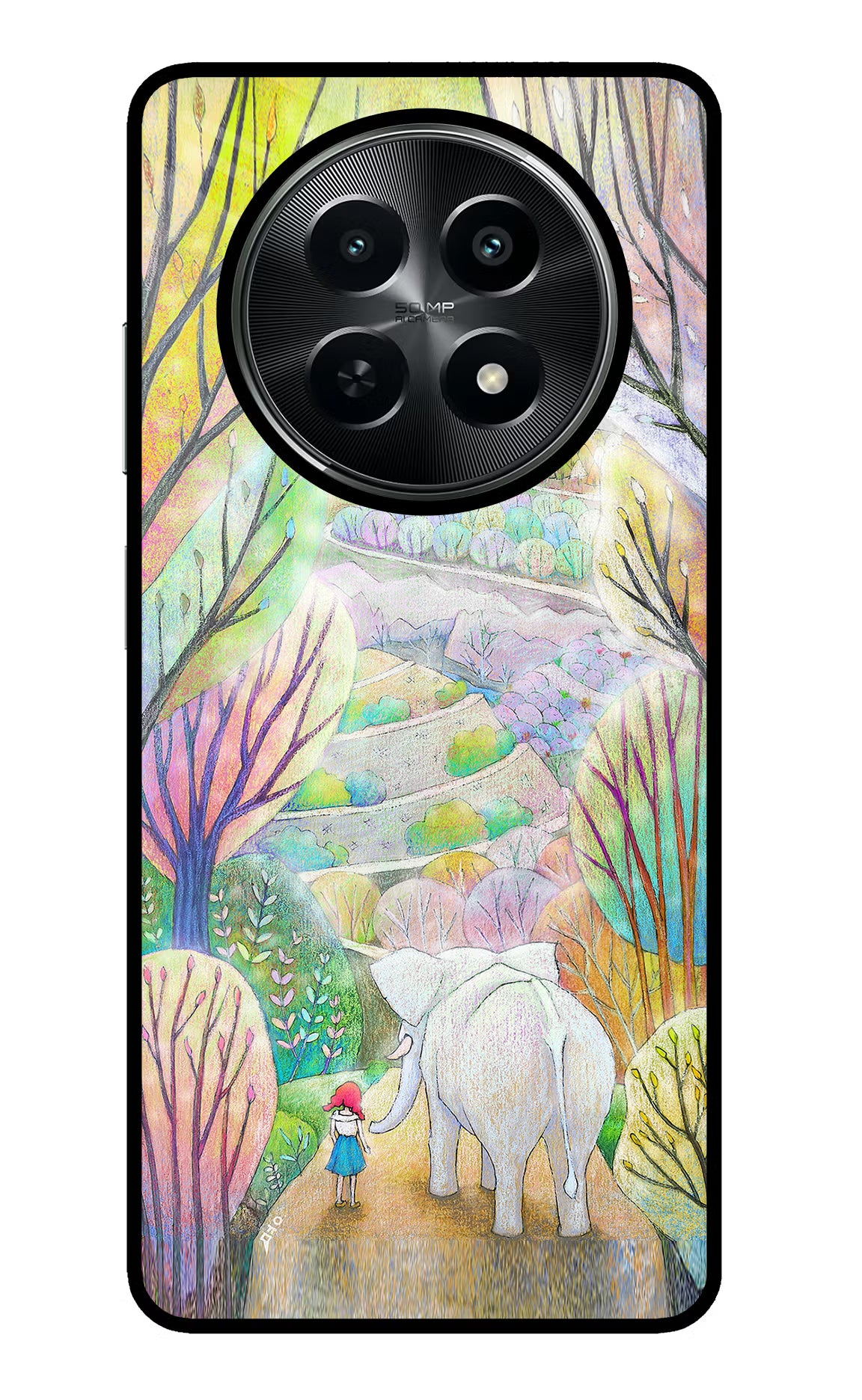 Nature Painting Realme C65 5G Glass Case