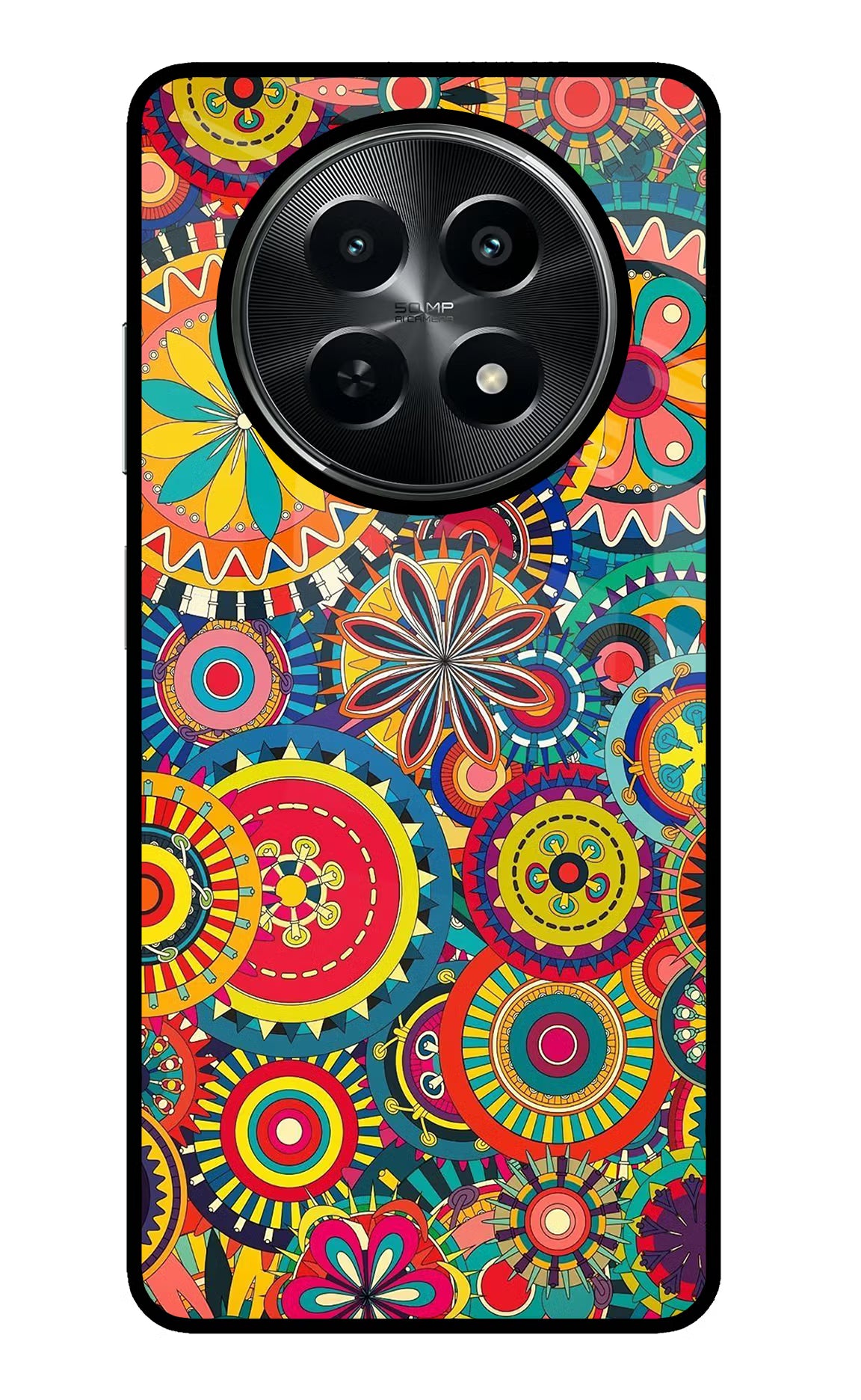 Gol Gol Art Realme C65 5G Glass Case Back Cover by Casekaro