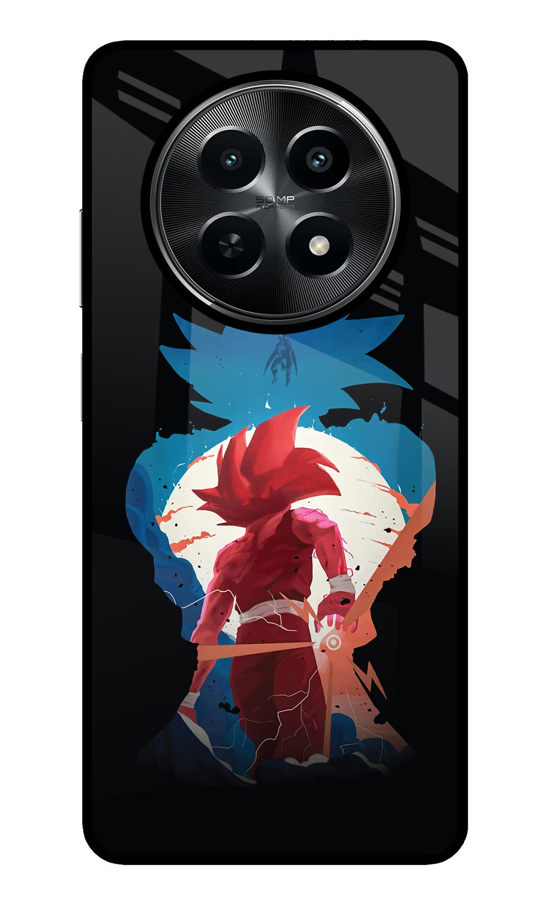Goku Realme C65 5G Glass Case Back Cover by Casekaro