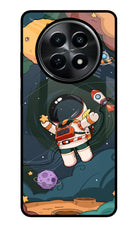 Cartoon Astronaut Realme C65 5G Glass Case