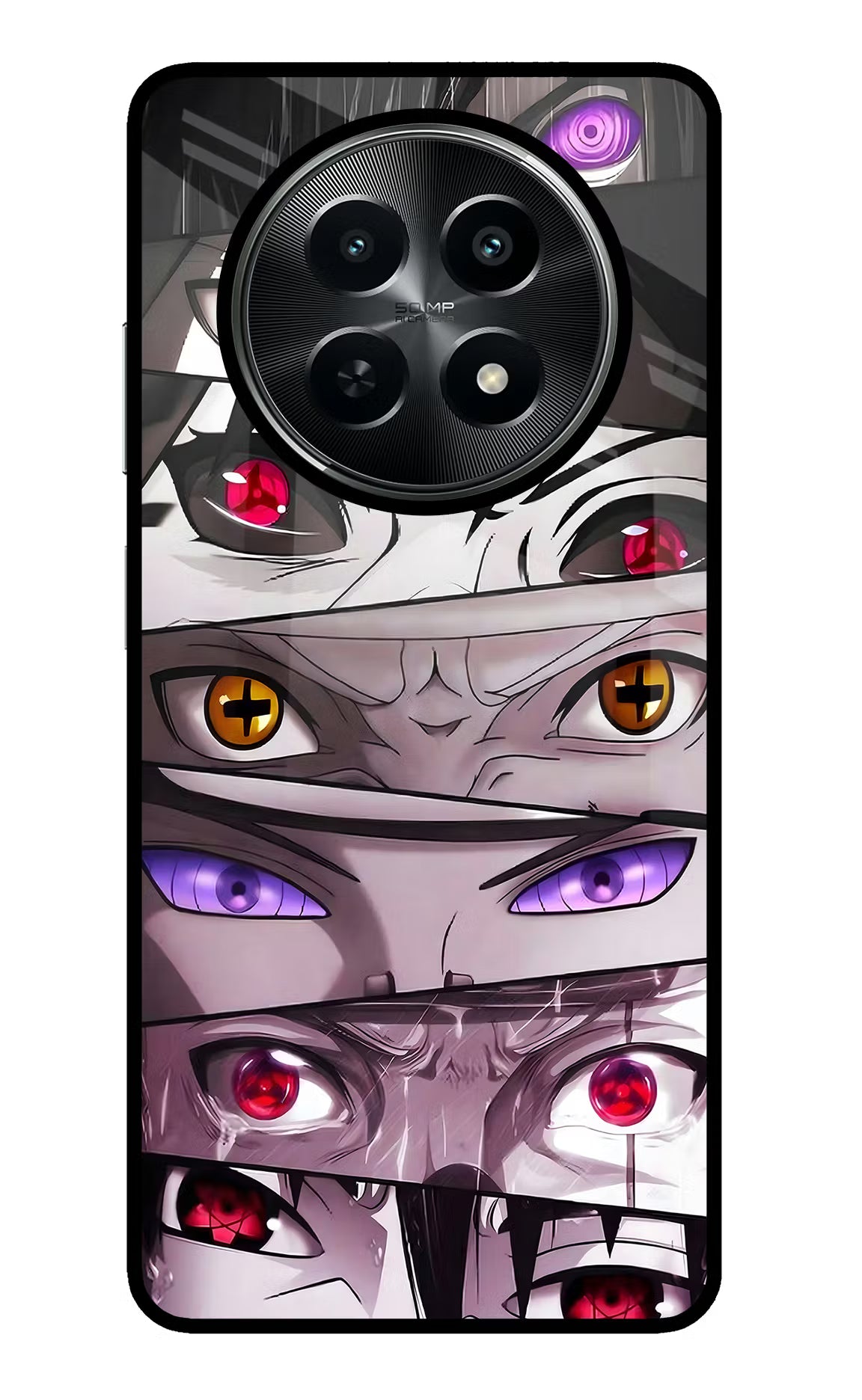 Naruto Anime Realme C65 5G Glass Case Back Cover by Casekaro