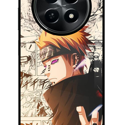 Pain Anime Realme C65 5G Glass Case Back Cover by Casekaro