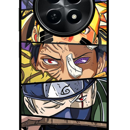 Naruto Character Realme C65 5G Glass Case Back Cover by Casekaro
