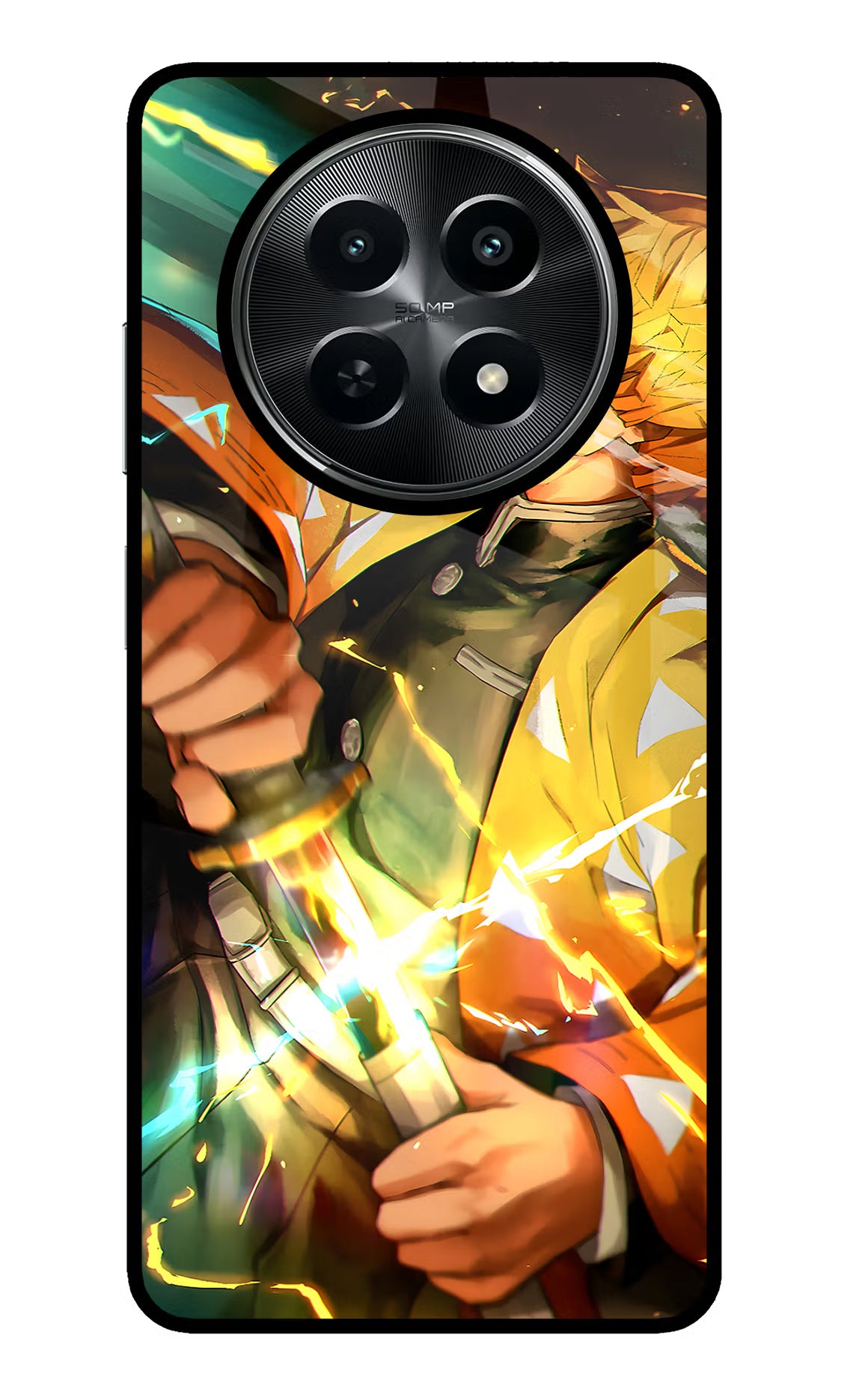 Demon Slayer Realme C65 5G Glass Case Back Cover by Casekaro
