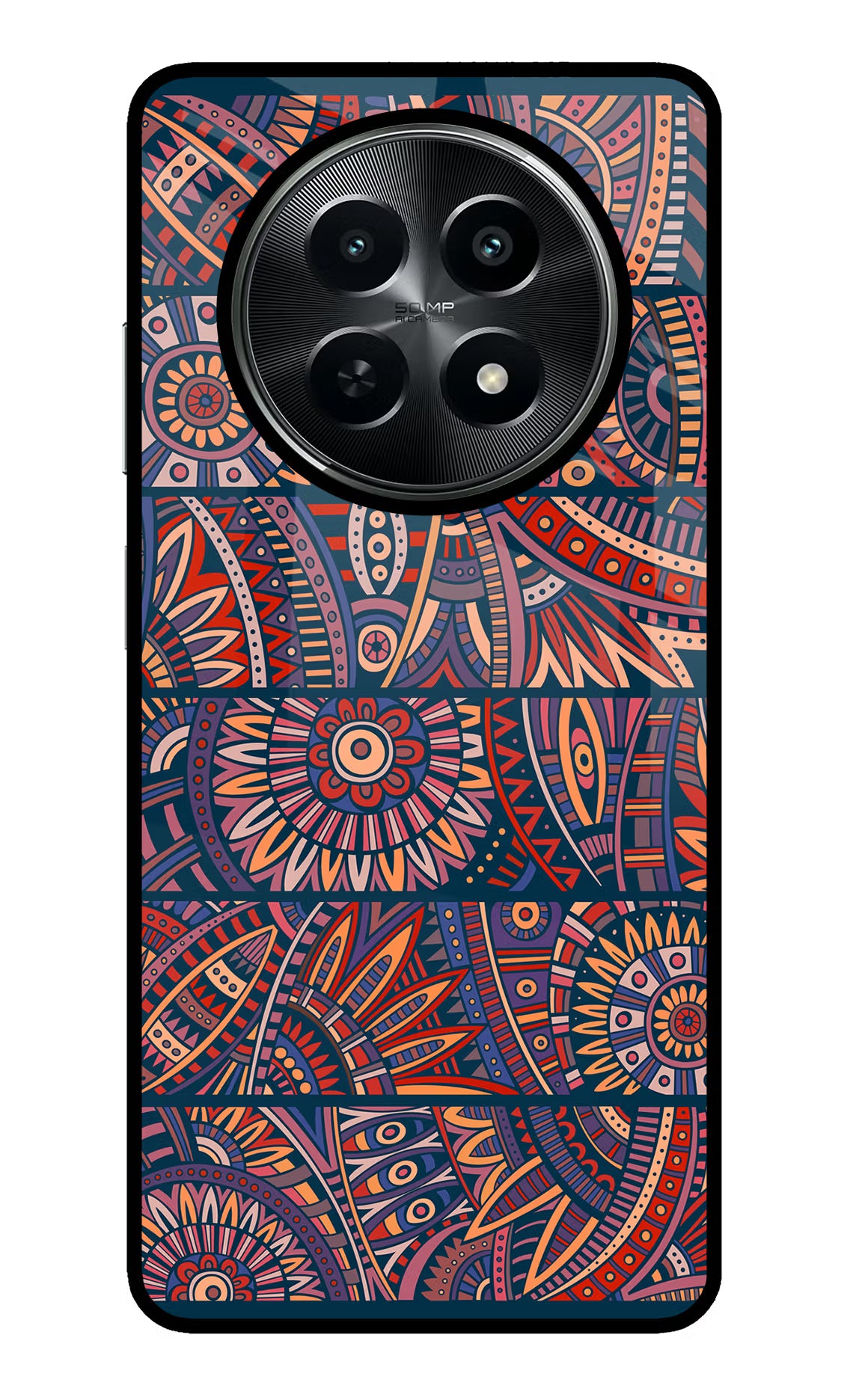 African Culture Design Realme C65 5G Glass Case Back Cover by Casekaro