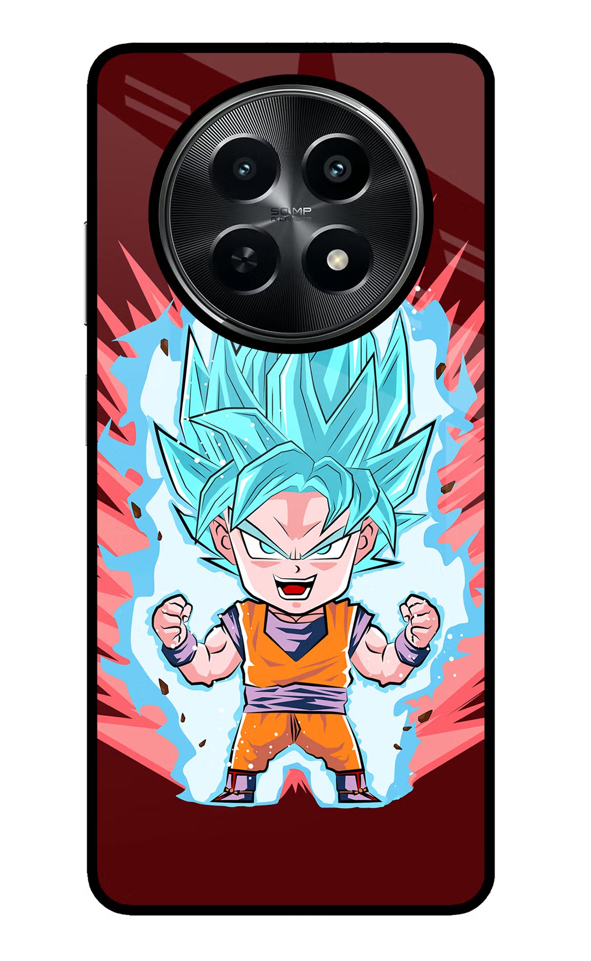 Goku Little Realme C65 5G Glass Case