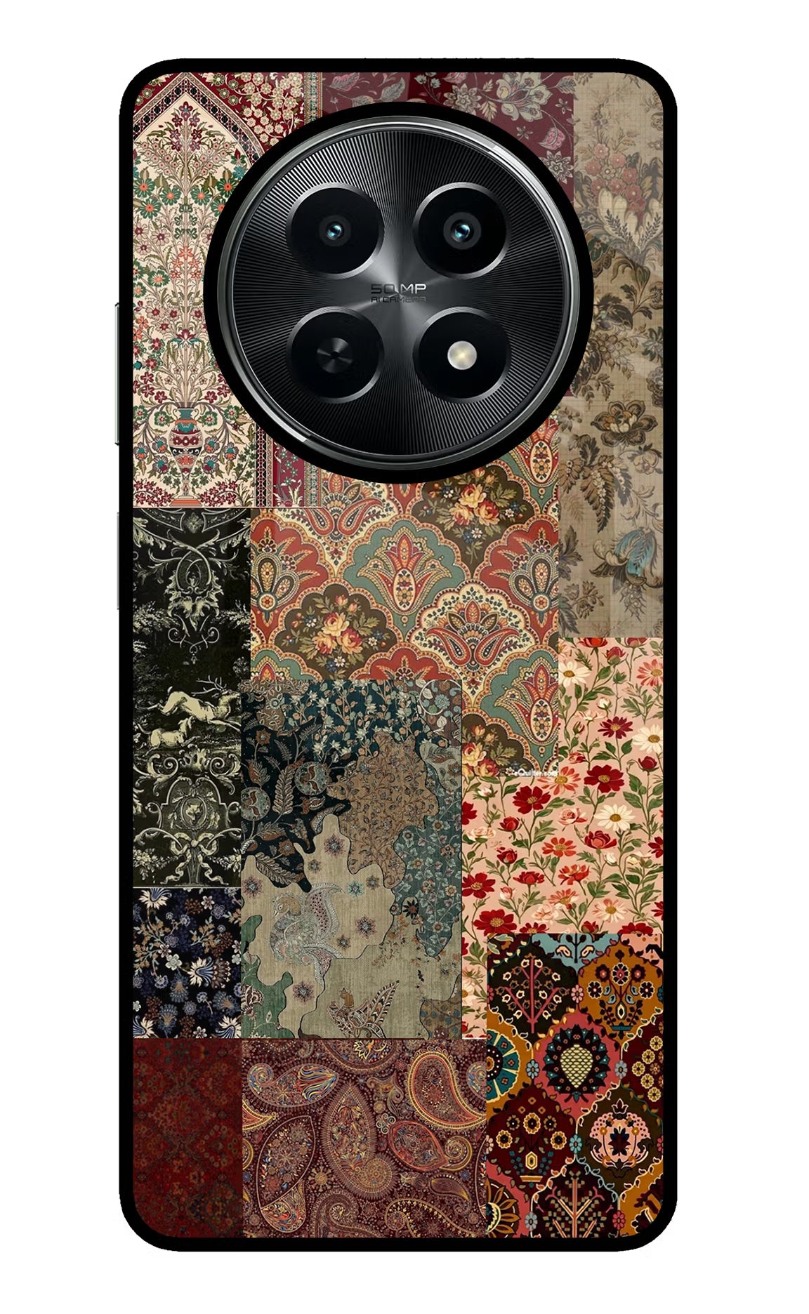 Desi Print Realme C65 5G Glass Case Back Cover by Casekaro