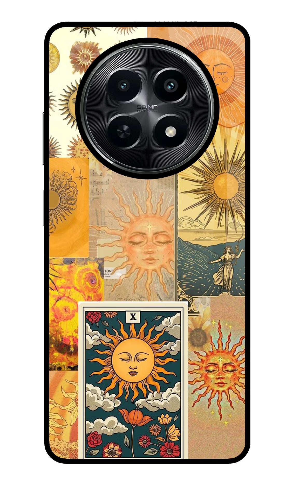 Sun Realme C65 5G Glass Case Back Cover by Casekaro