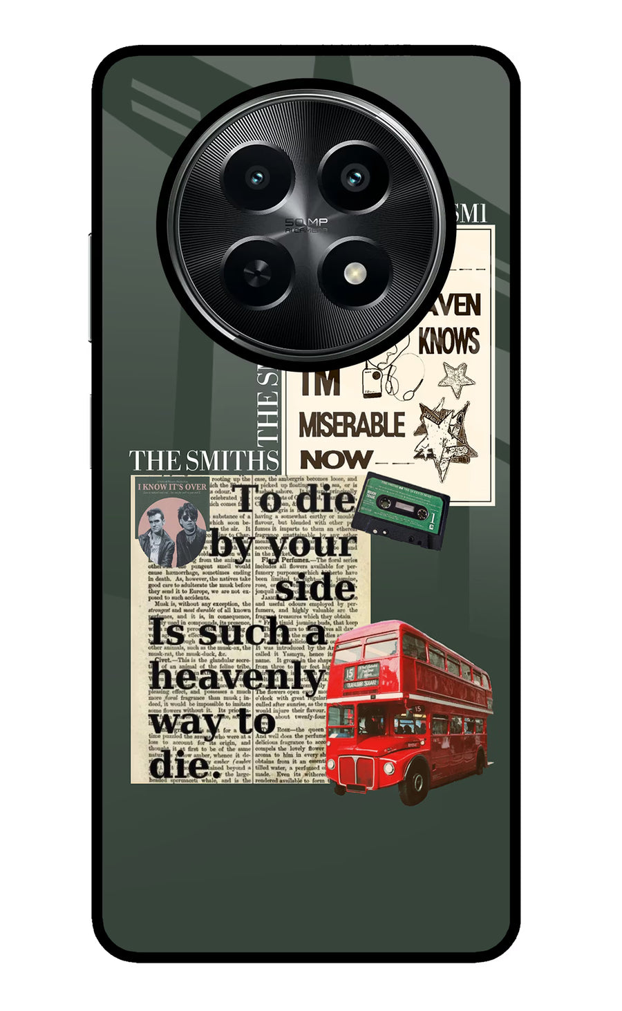The Smiths Realme C65 5G Back Cover, Metal case