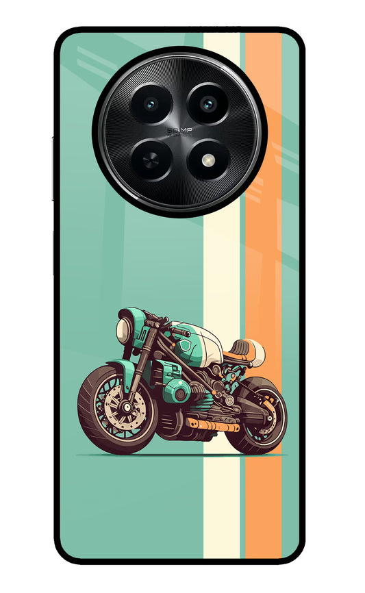 Striped Moto Drift Realme C65 5G Glass Case