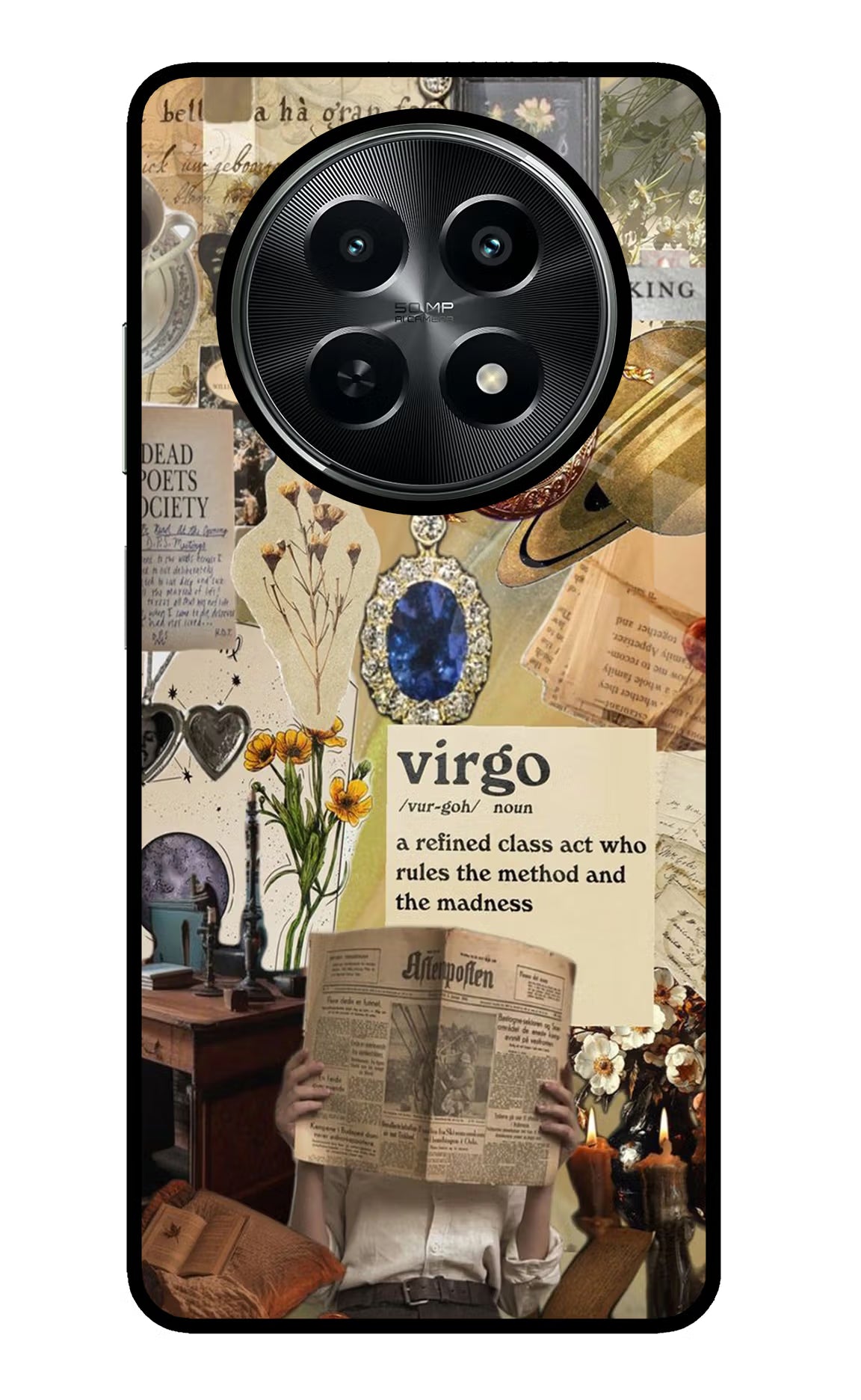 Virgo Zodiac Realme C65 5G Glass Case