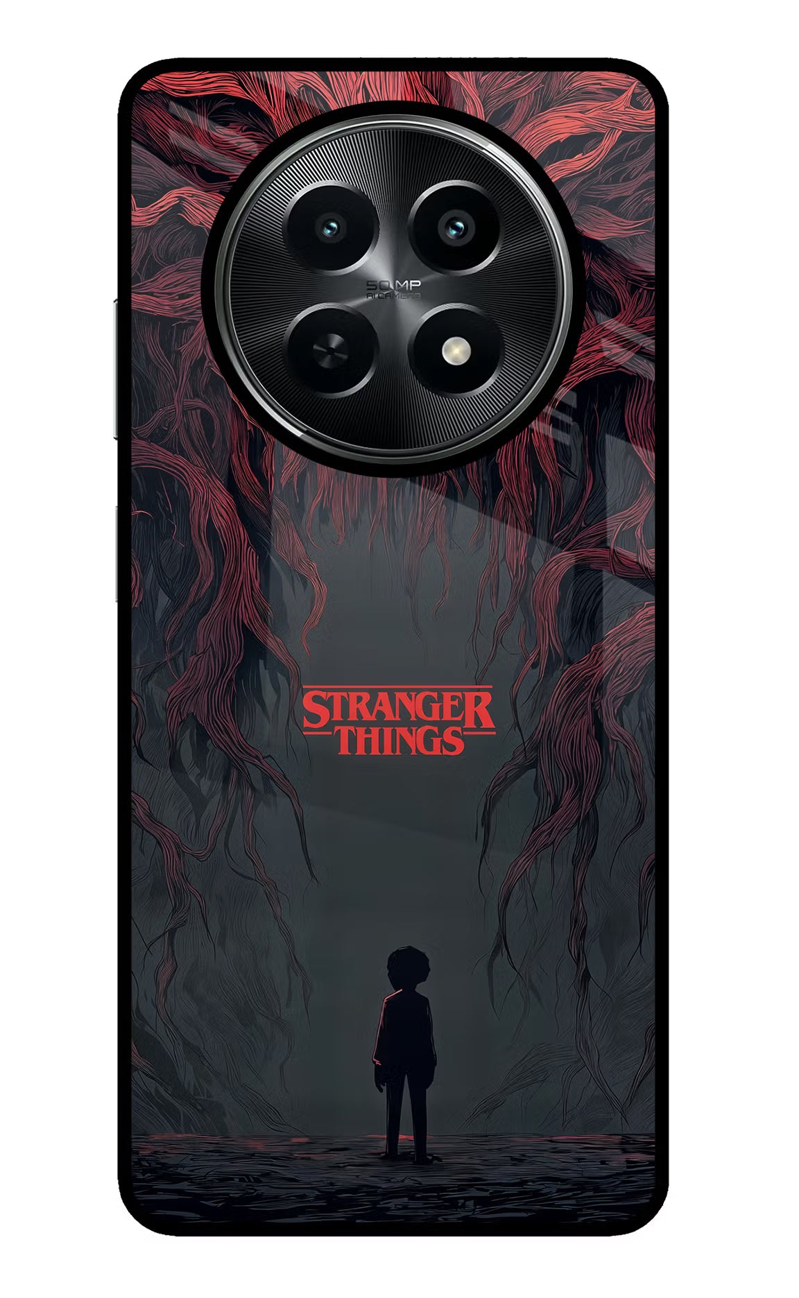 Ordinary Things Dark Side Realme C65 5G Glass Case Back Cover by Casekaro