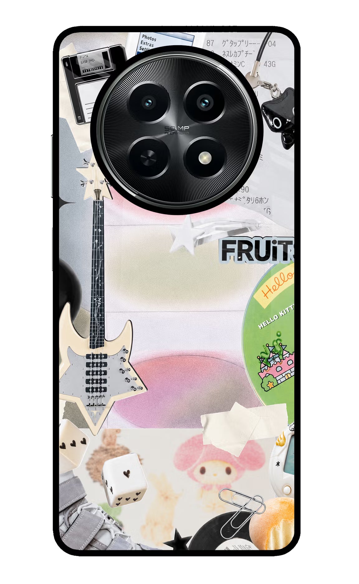 Softcore case Realme C65 5G Glass Case Back Cover by Casekaro