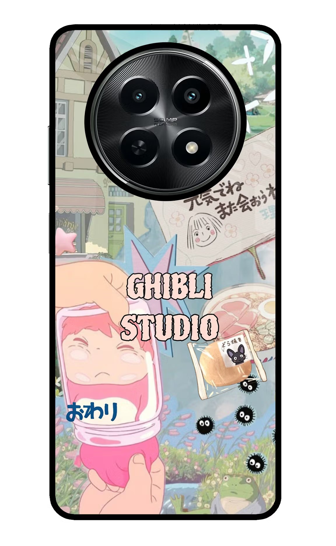 Studio Ghibli Realme C65 5G Glass Case