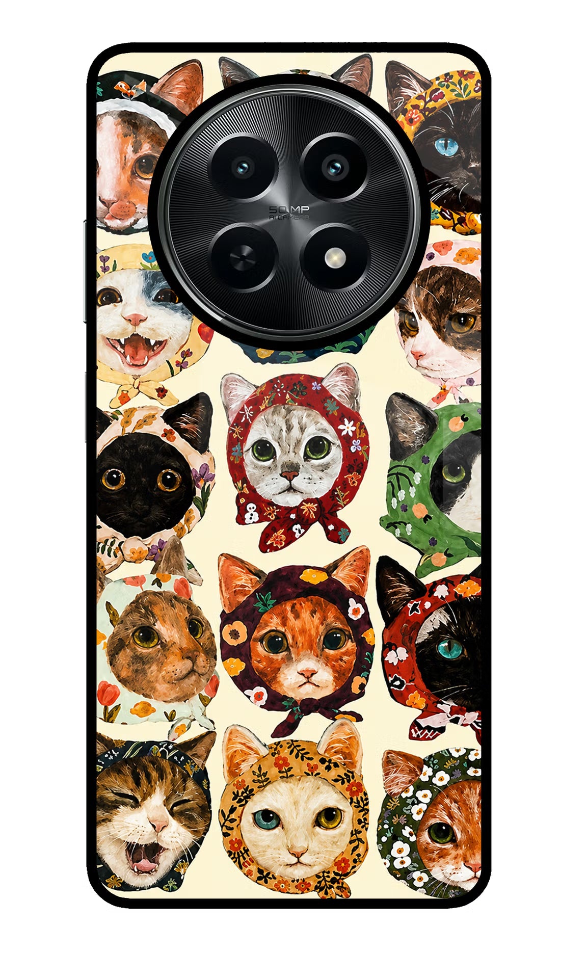 Cool Cat Realme C65 5G Glass Case
