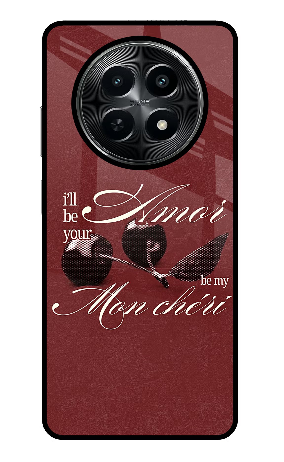 Velvet Cherry Realme C65 5G Glass Case