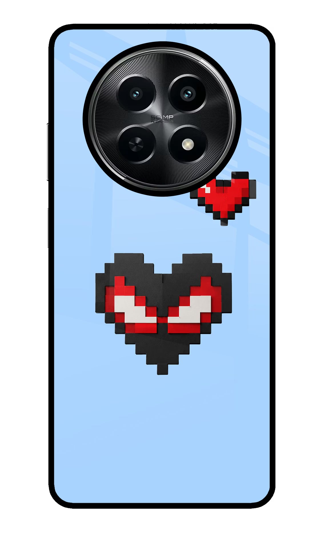 Peter Heart Realme C65 5G Glass Case