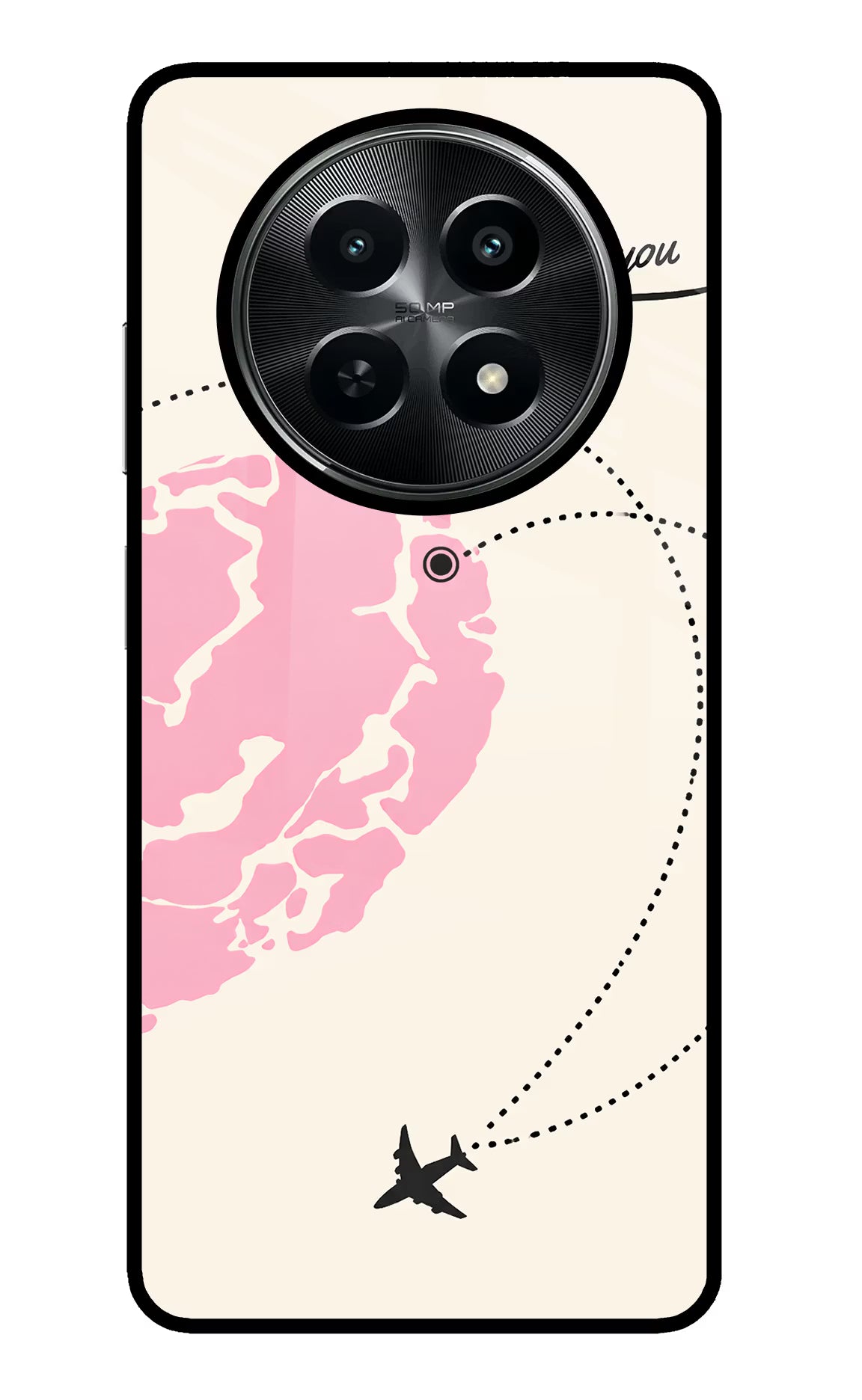 Miss Orbit Realme C65 5G Glass Case