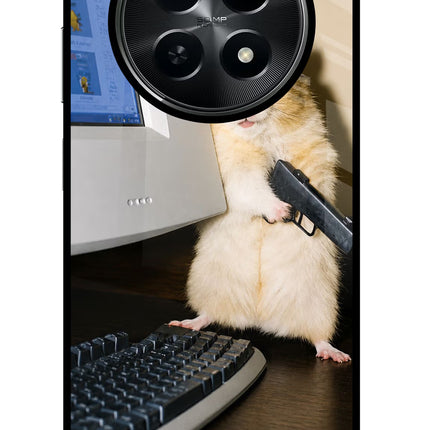 Hacker Hamster Realme C65 5G Glass Case