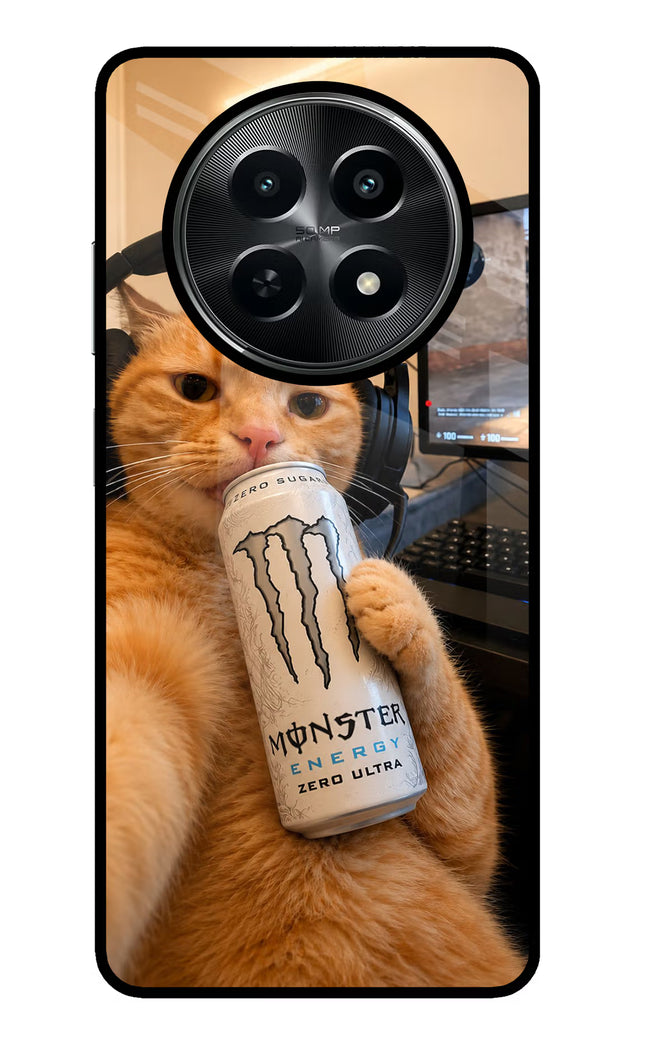 Gamer Cat Energy Realme C65 5G Glass Case