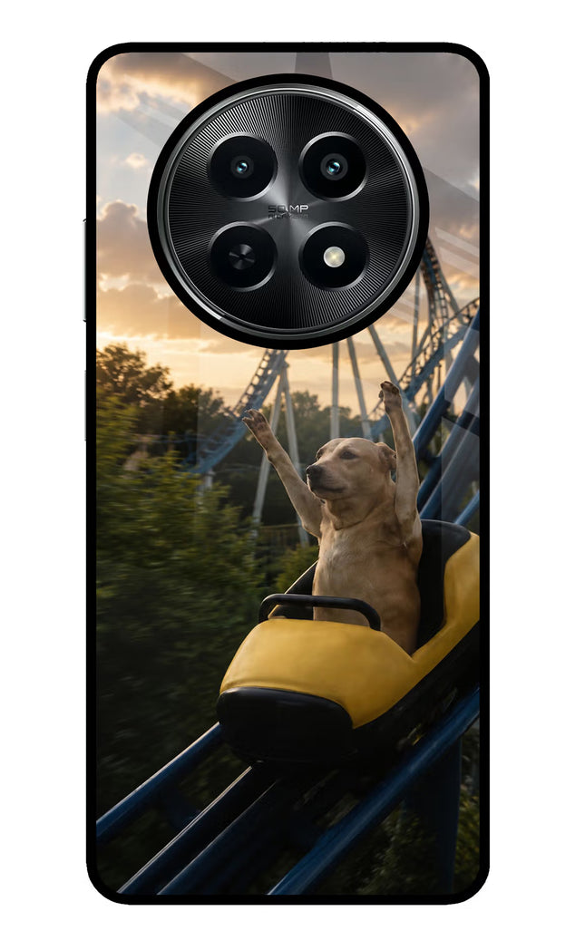 Rollercoaster Dog Realme C65 5G Glass Case