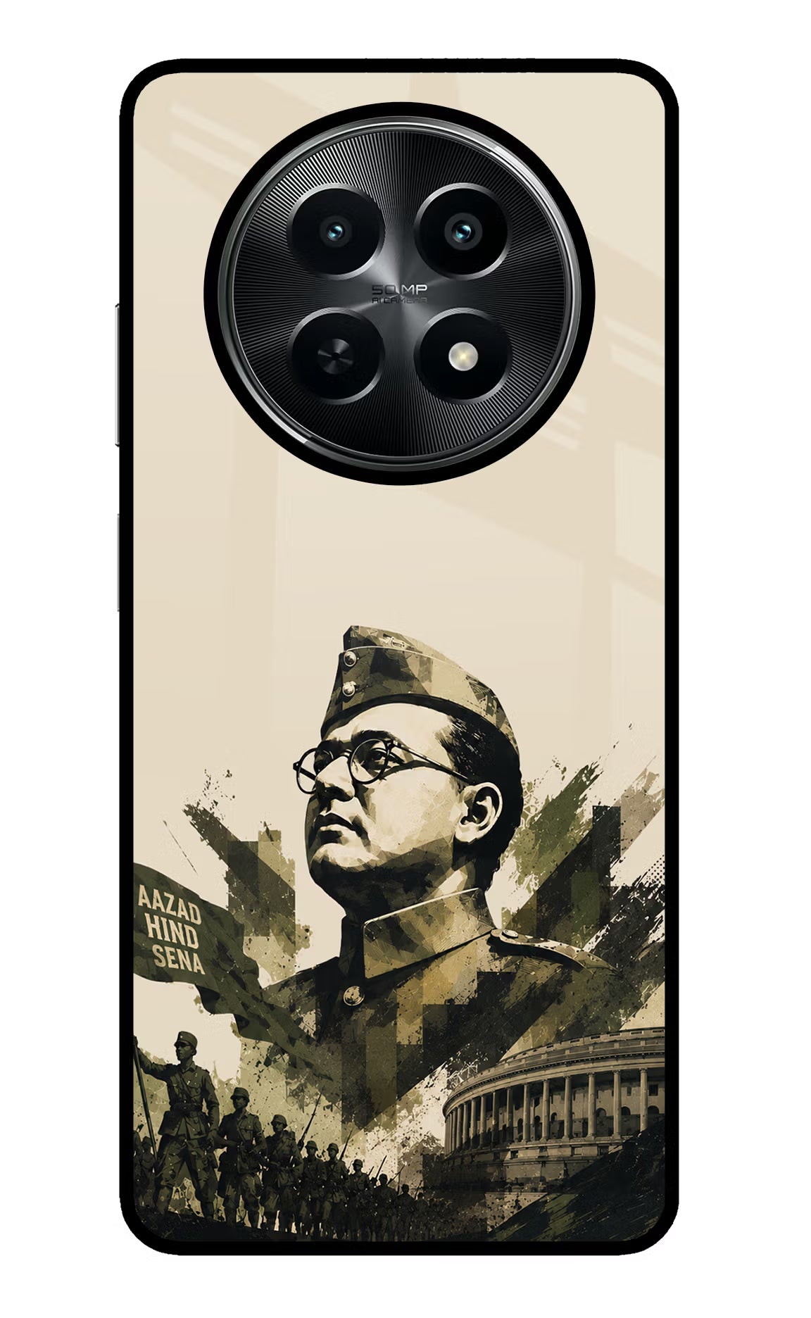 Netaji Rising Realme C65 5G Glass Case
