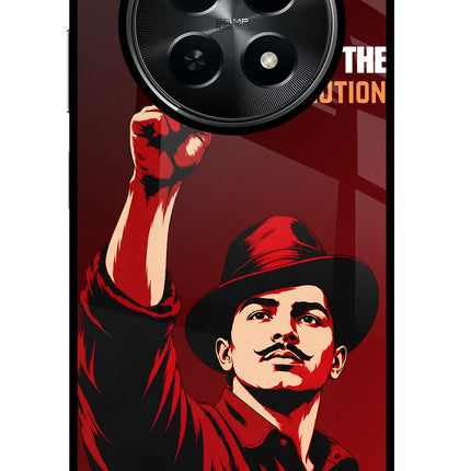 Bhagat Singh Revolution Realme C65 5G Glass Case