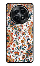White Mayura Realme C65 5G Glass Case