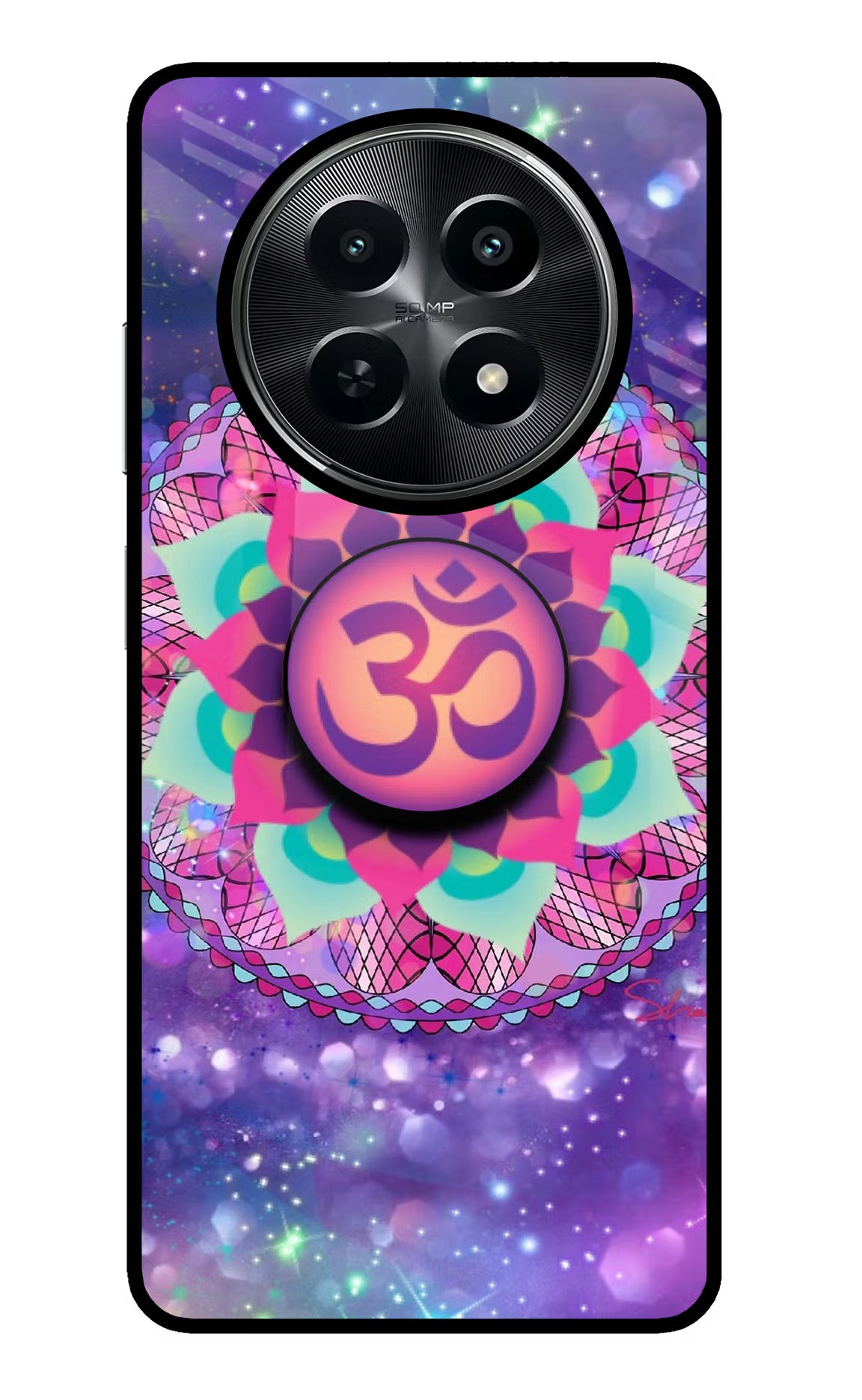 Om Purple Realme C65 5G Pop Case by Casekaro