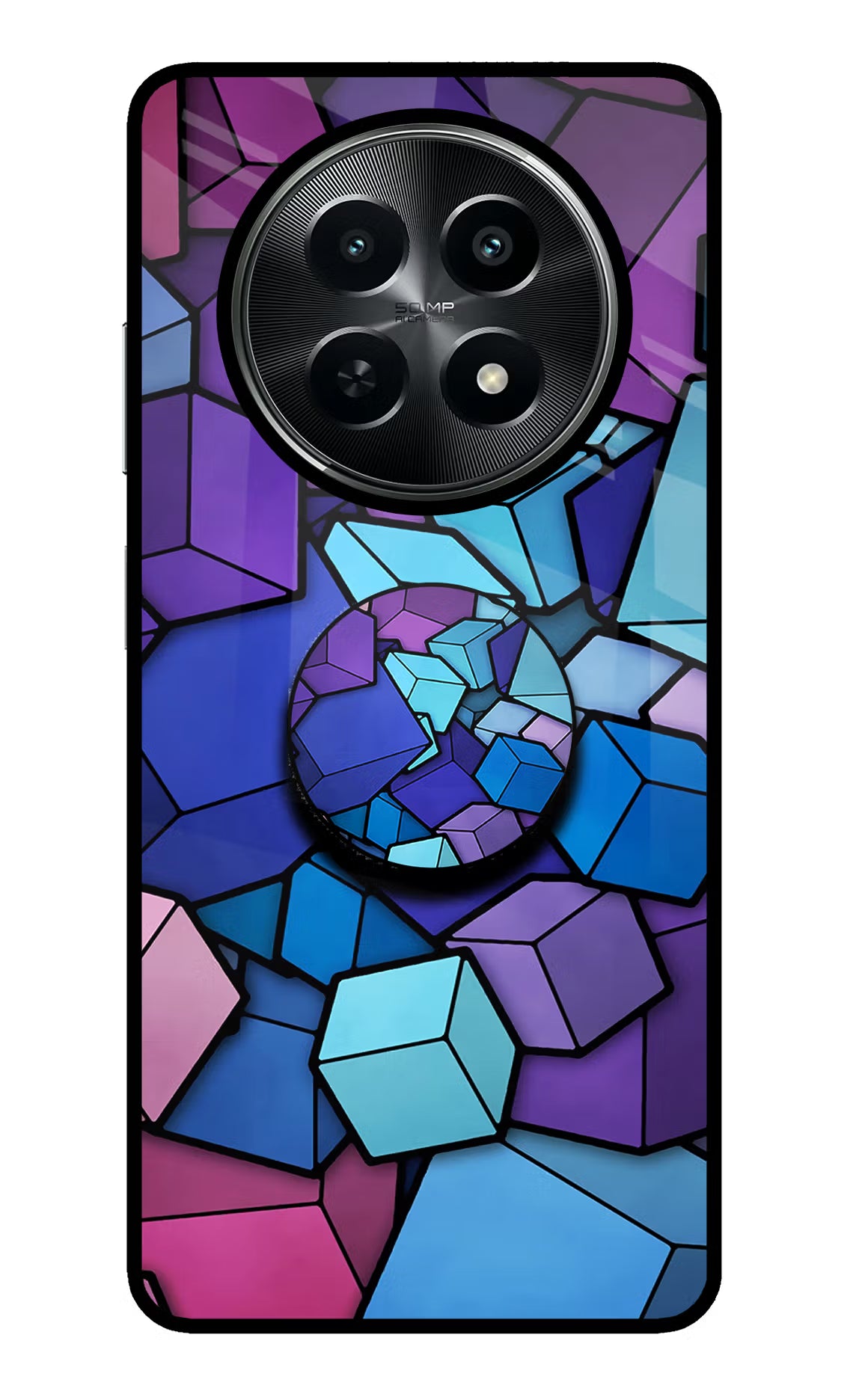 Cubic Abstract Realme C65 5G Pop Case by Casekaro