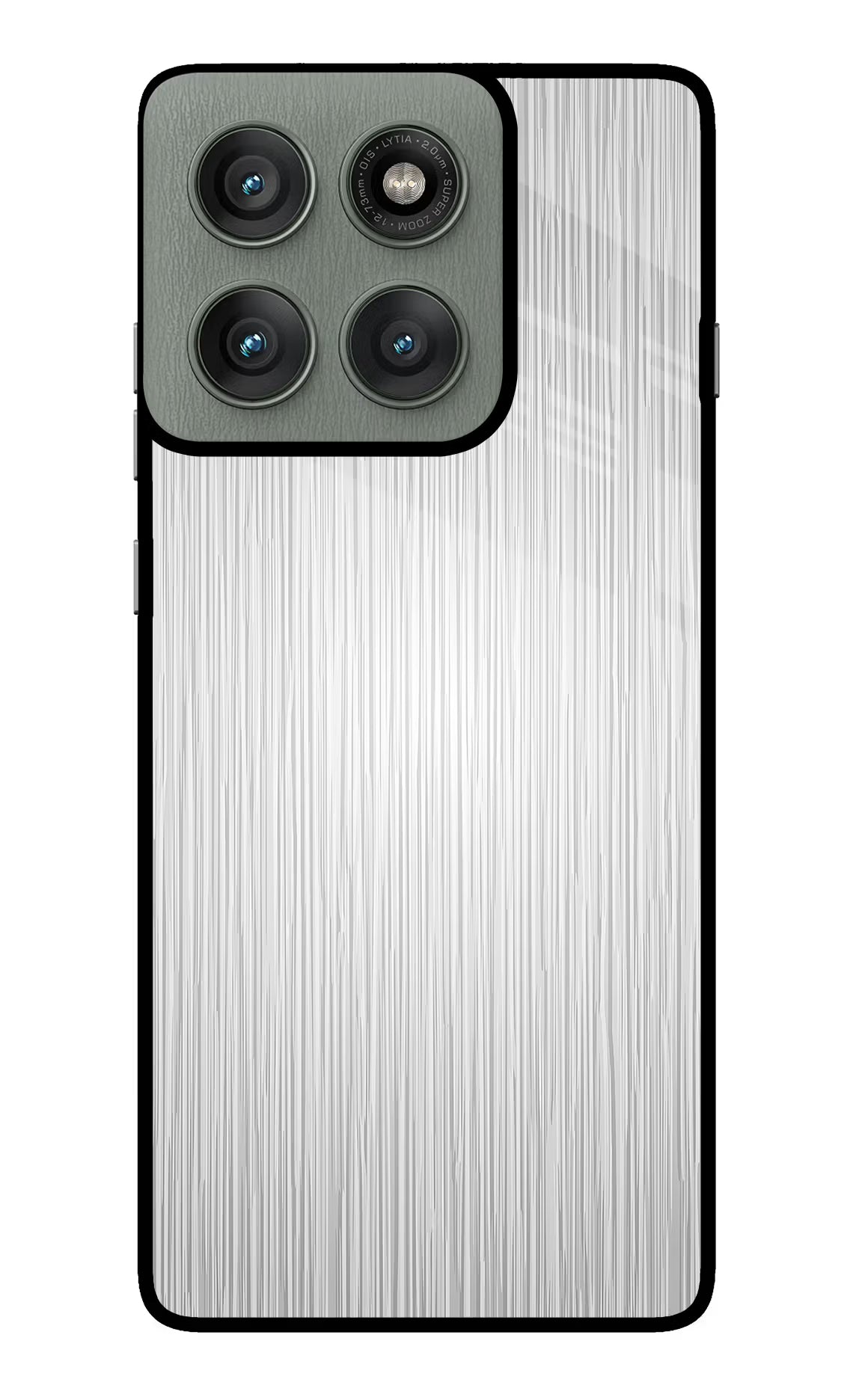 Wooden Grey Texture Moto Edge 60 Pro Glass Case Back Cover by Casekaro