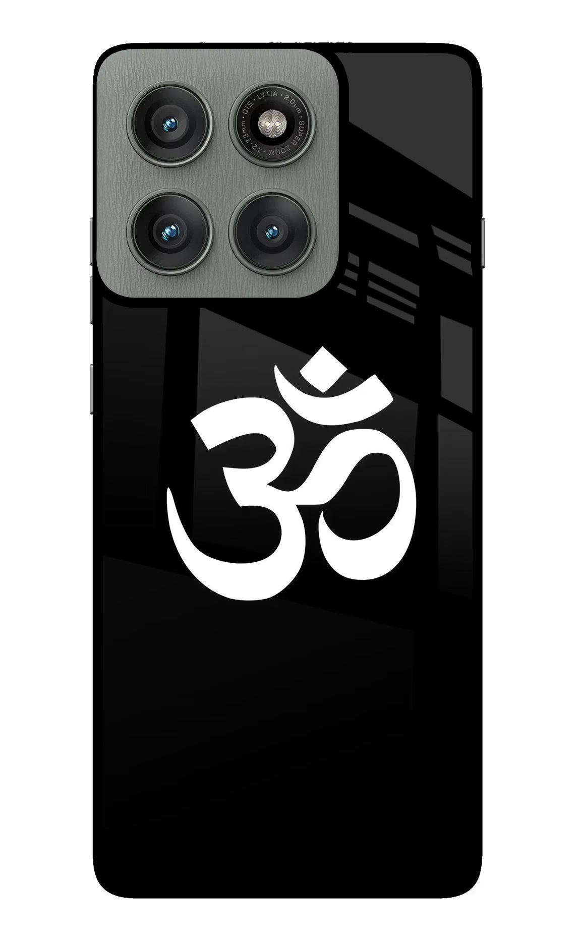 Om Moto Edge 60 Pro Glass Case Back Cover by Casekaro